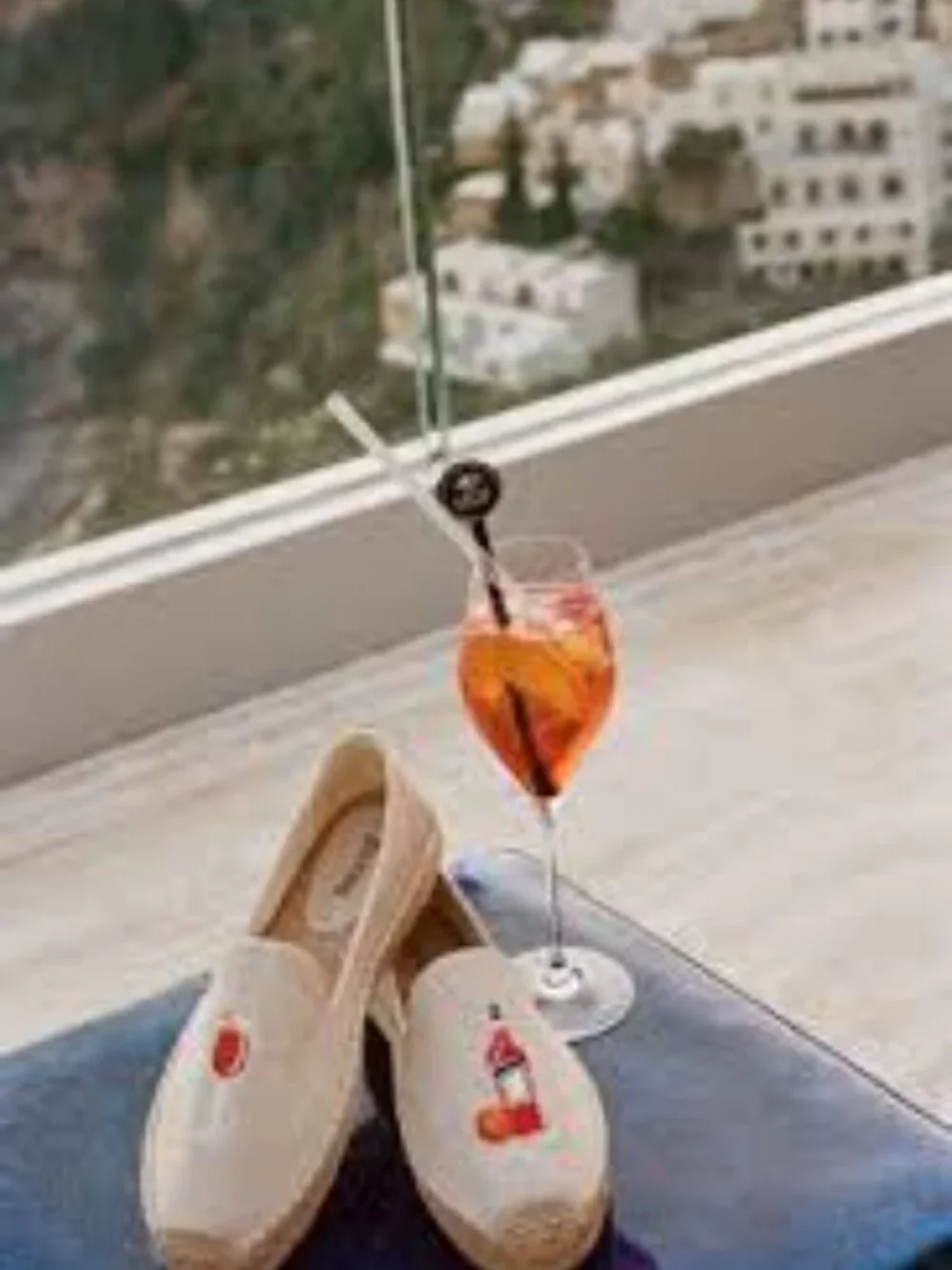 Soludos Aperitif Aperol Spritz Platform Slippers
